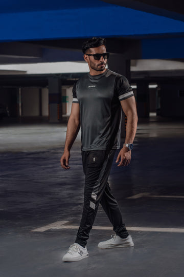 Mens - Polyester Tracksuit - Blaze Gray
