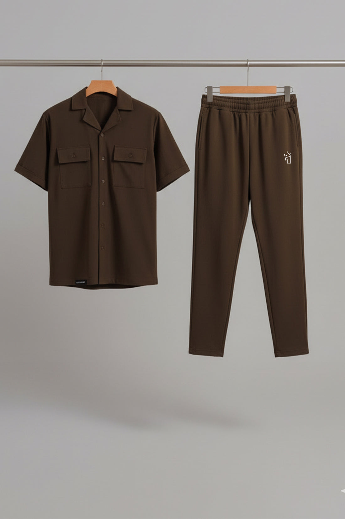 Womens - Imported Tracksuit - Safari Co-Ord Set - Brown