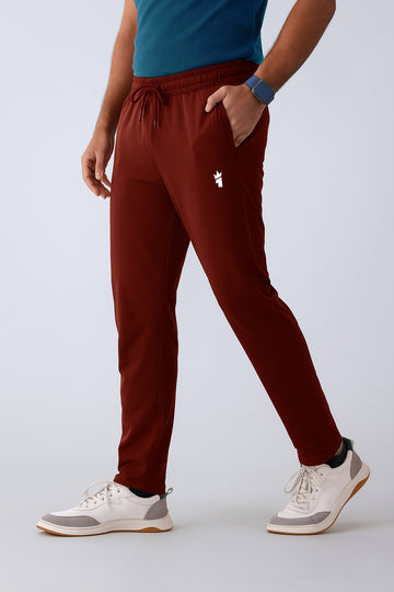 Lycra Burgundy Trouser