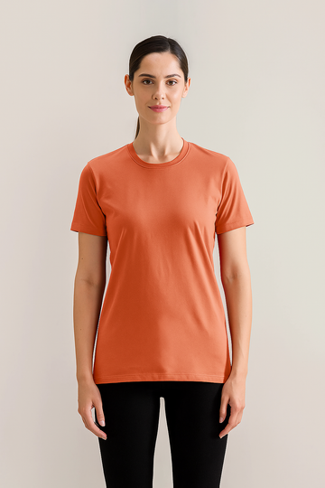 Peach Basic Tee