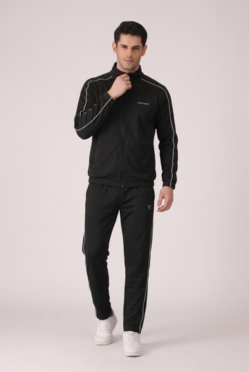 Mens - Winter Tracksuit - Black Shadow Line