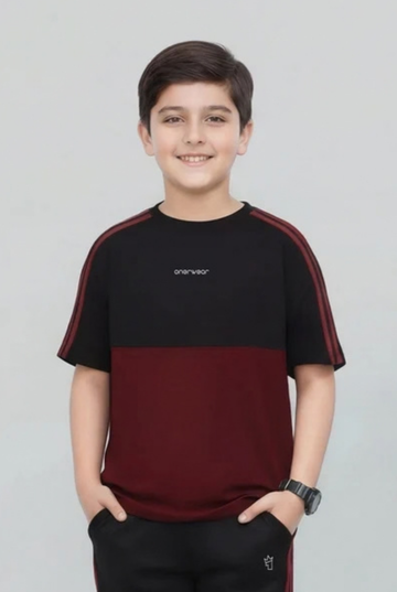 Kids - Polyester Shirt - Black Ruby