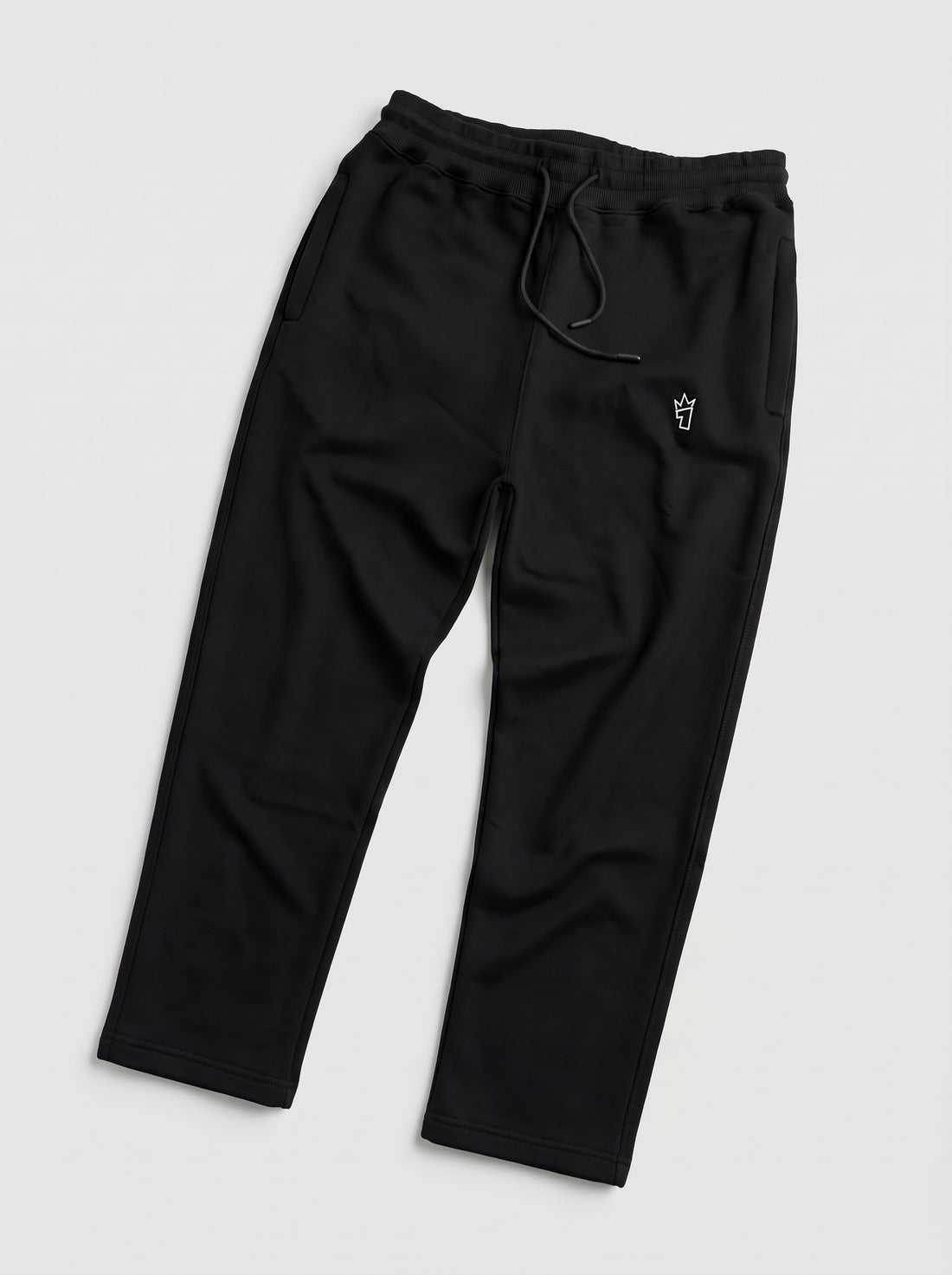 Mens - Cotton Fleece Trouser - Black