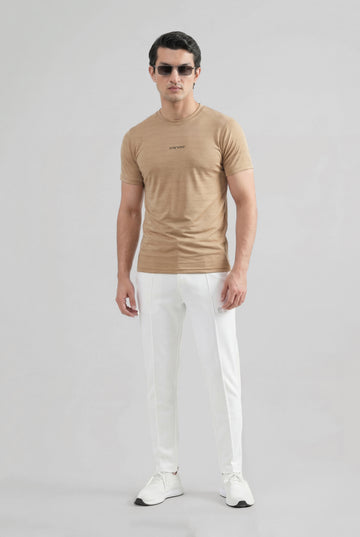 Mens - Imported Shirt - Stretchable Bee Mesh - Skin + Polyester Elite Pro Trouser - White