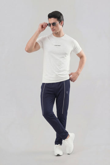 Mens - Imported Tracksuit - Bee White Line