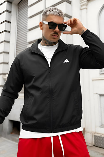 Mens - Adi Wind Breaker Jacket - Black