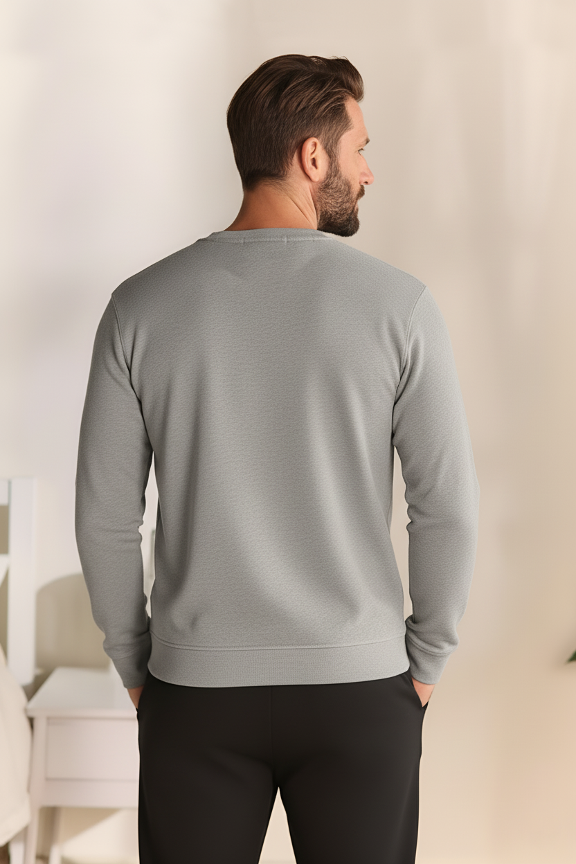 Men's - Baggy Drop Sweatshirt - Gray