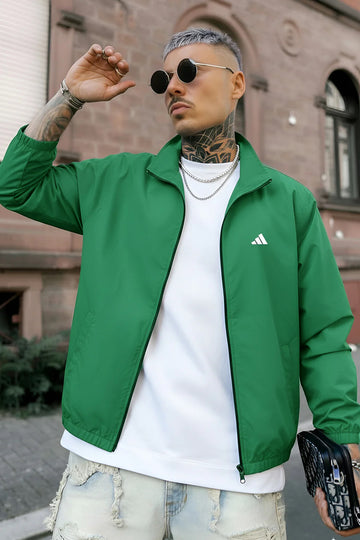 Mens - Adi Wind Breaker Jacket - Green