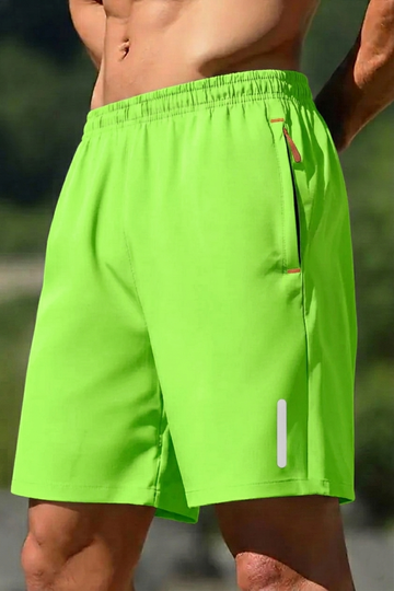 Mens - Micro Stretch Shorts - Lime Green
