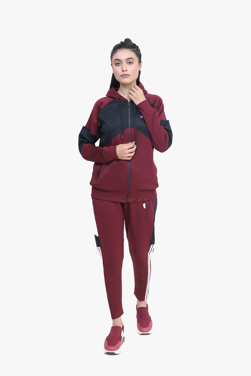 Maroon Velocity - Winter Tracksuit