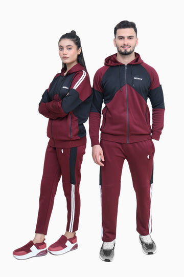 Maroon Velocity - Winter Tracksuit