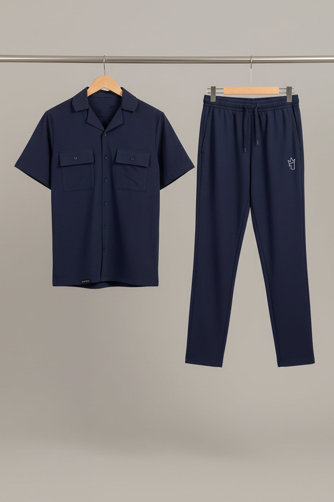 Womens - Imported Tracksuit - Safari Co-Ord Set - Navy