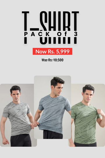 Mens - Imported Shirt - Camo Waves Bundle Offer Light Blue, Green &  Sliver Gray