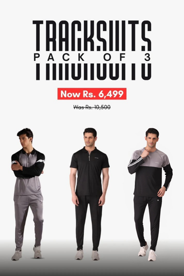 Men’s - Polyester Tracksuit - Bundle Offer - Silver Eclipse, Elite Pro & Platinum Move