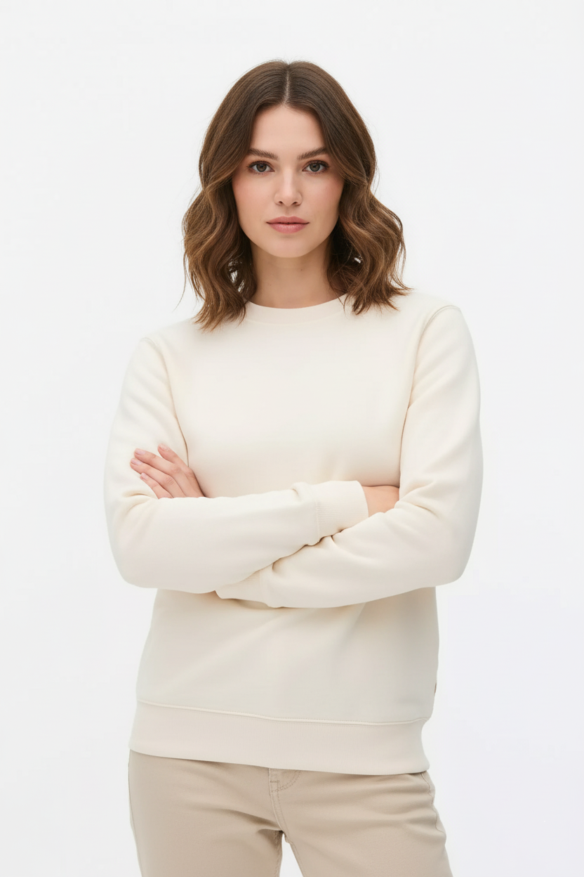 Women's - Baggy Drop Women Sweatshirt - Off White