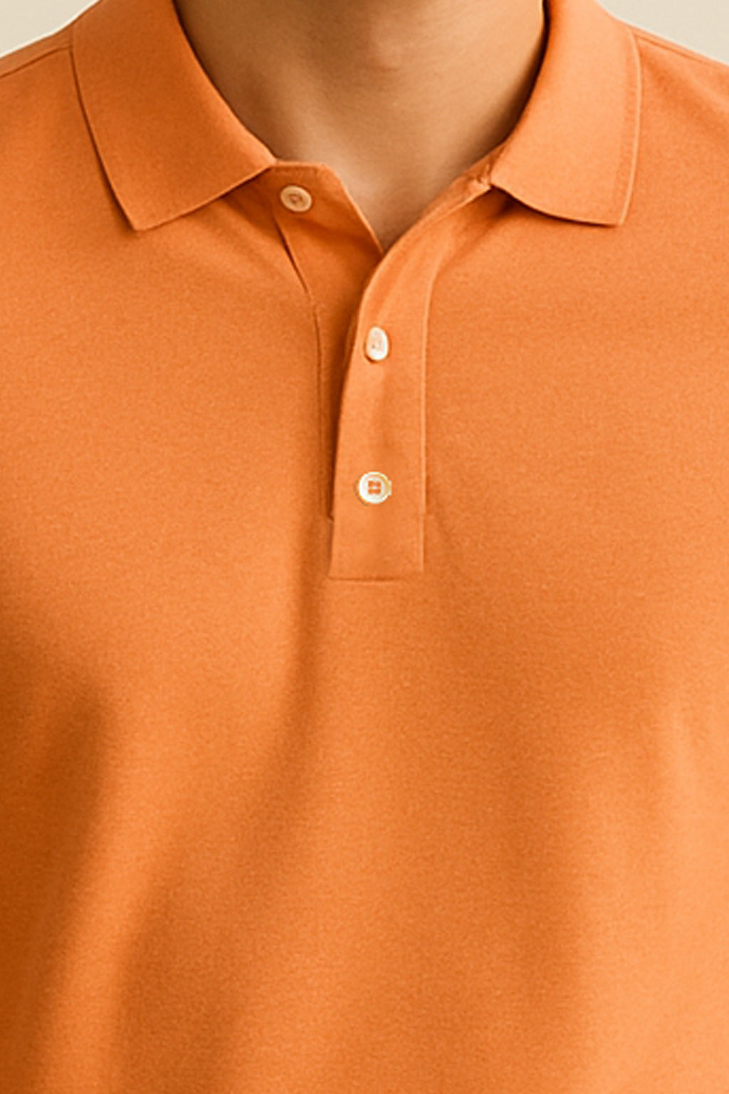 Peach Basic Polo