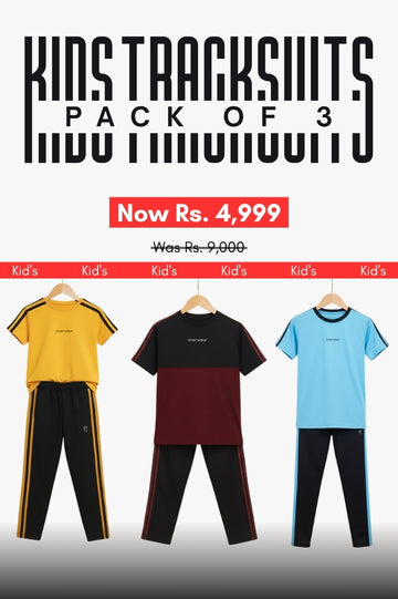Kid's - Polyester Tracksuit - Bundle Offer - Dreamy, Ruby & Runner