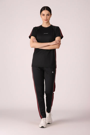 Womens - Polyester Tracksuit - Prime Maroon