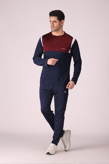 Mens - Polyester Tracksuit - Prime Time Blue