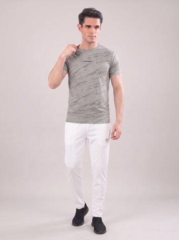 Mens - Imported Tracksuit - Camo Silver Elite White