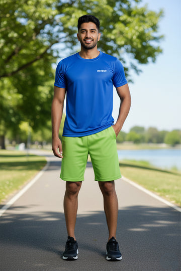 Mens - Dri Fit Set - Velocity Royal Lime