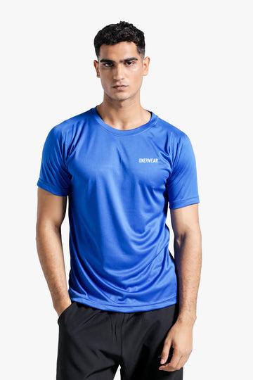 Royal Blue Polyester Tee