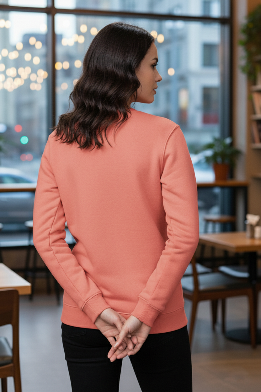 Women's - Baggy Drop Women Sweatshirt - Salmon