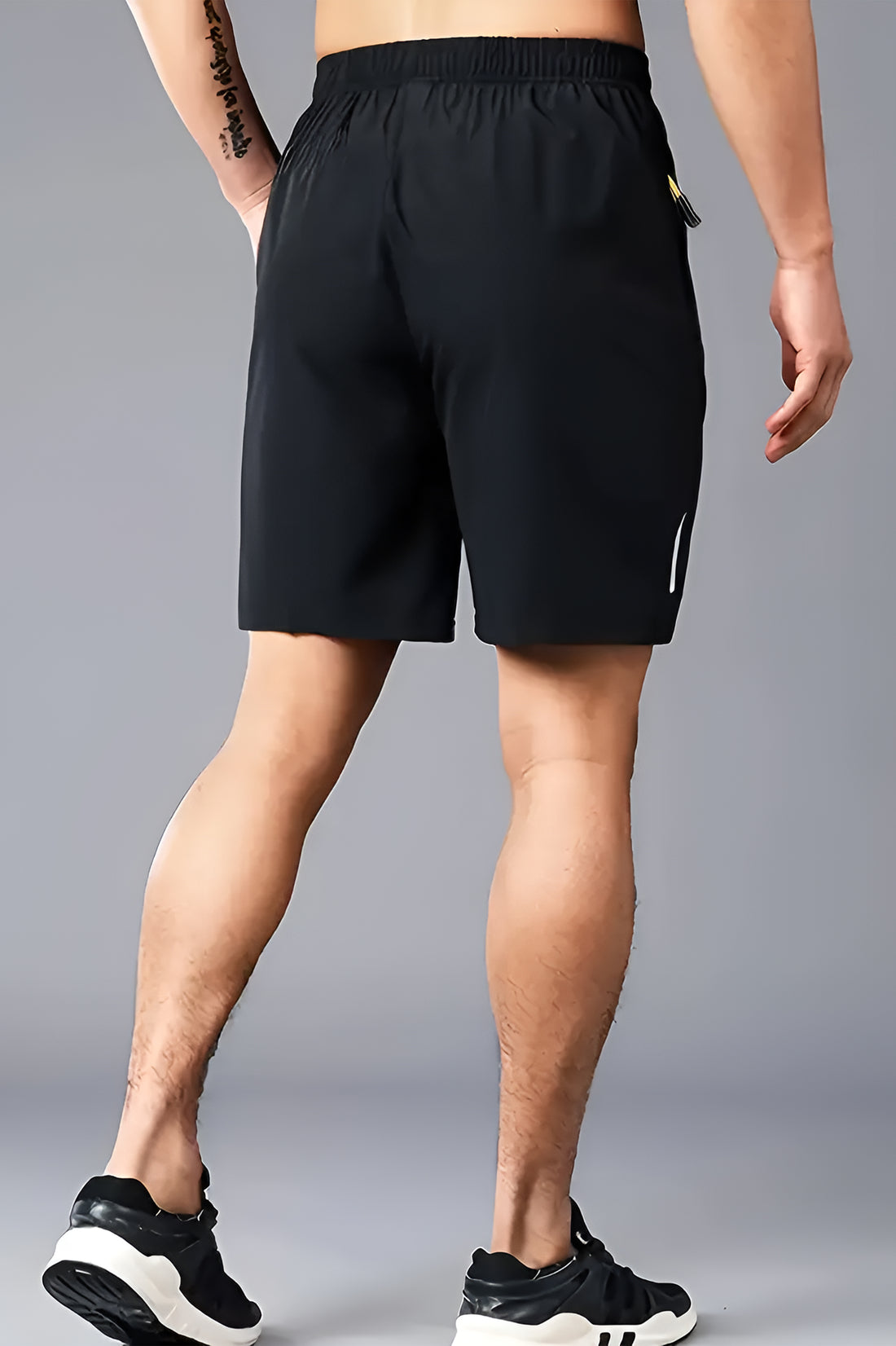 Micro Stretch Black Shorts