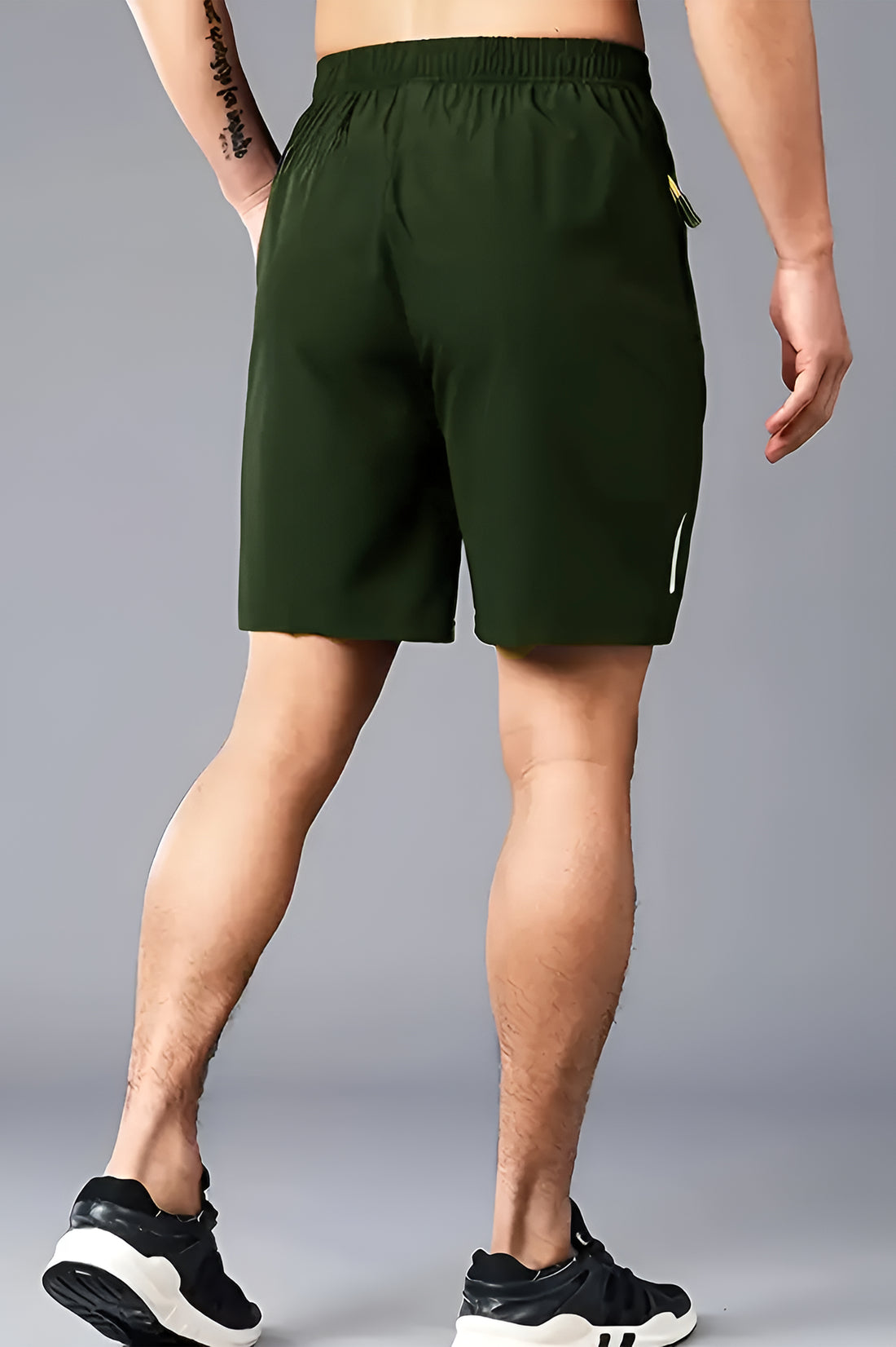 Micro Stretch Olive Shorts