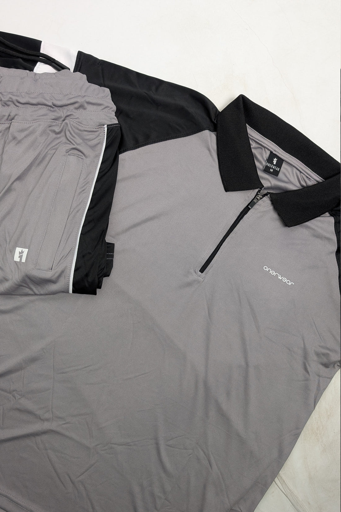 Womens - Polyester Tracksuit - Silver Eclipse