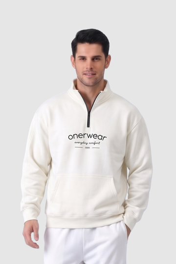 Mens - Cotton Fleece Upper – Off White