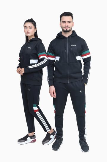 Tri Flare Black - Winter Tracksuit - Onerwear