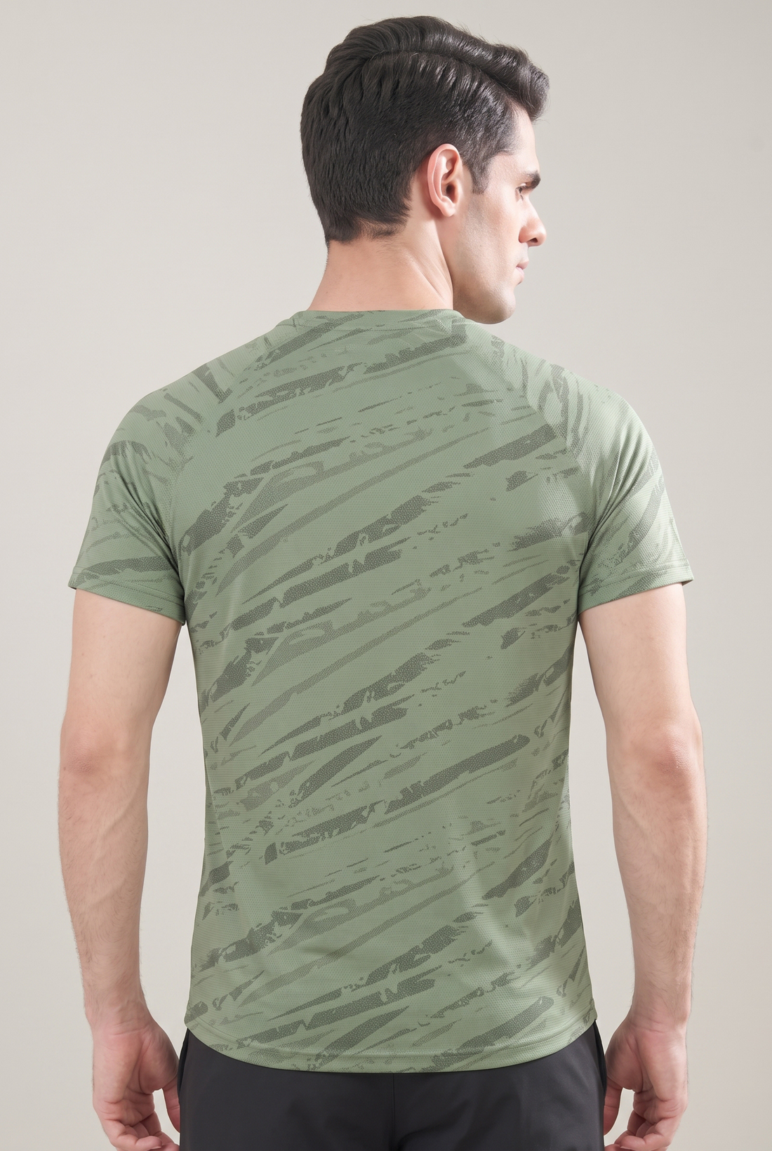 Mens - Imported Shirt - Camo Waves Green