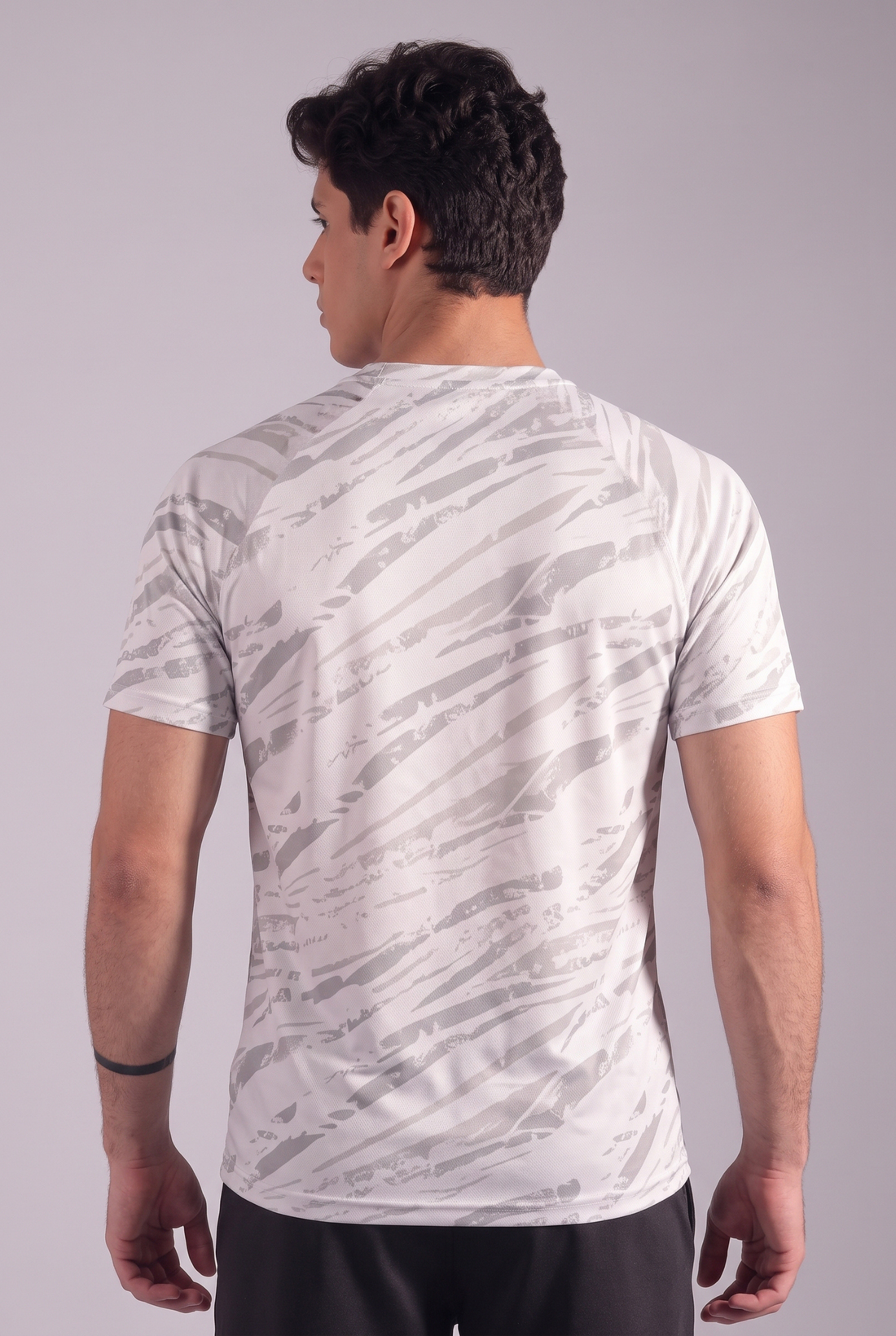 Mens - Imported Shirt - Camo Waves White