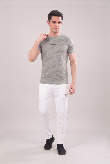 Mens - Imported Tracksuit - Camo Silver Elite White