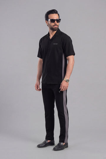 Mens - Co-Ord Set - Black Shadow