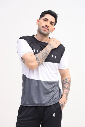 Mens - Polyester  Shirt  - Monochrome