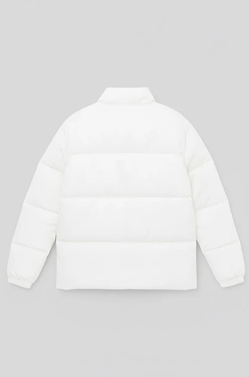Women's - Puffer Jacket (Full Sleeves) - White