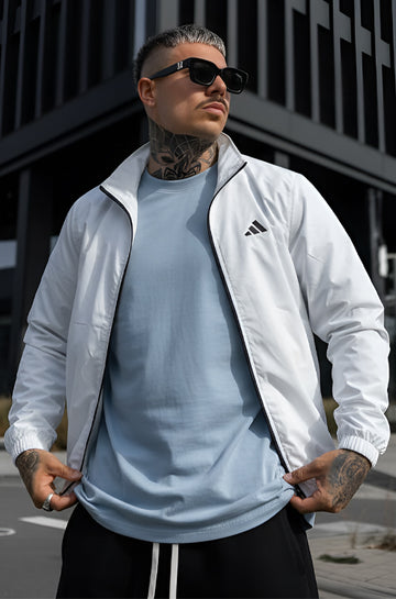 Mens - Adi Wind Breaker Jacket - White