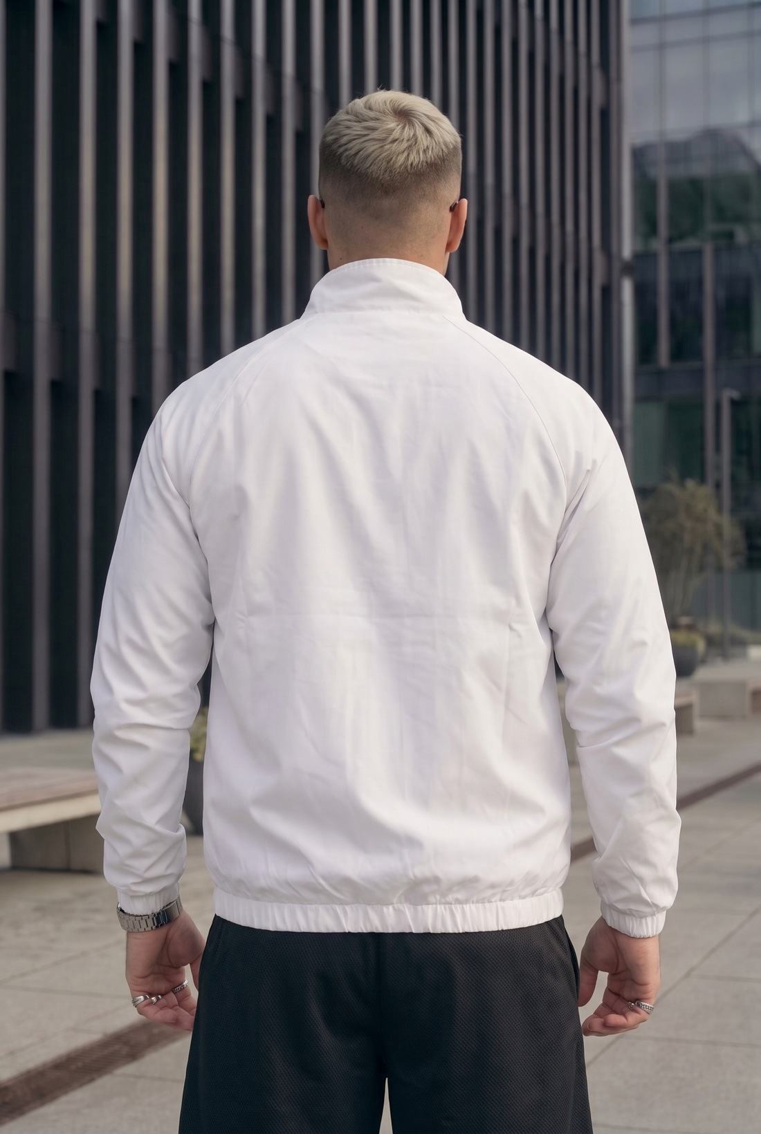 Mens - Wind Breaker Jacket - White