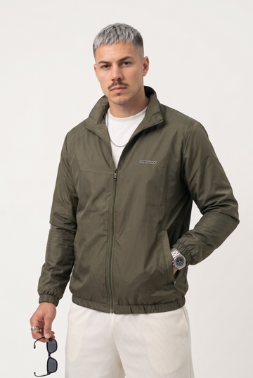 Mens - Wind Breaker Jacket - Olive