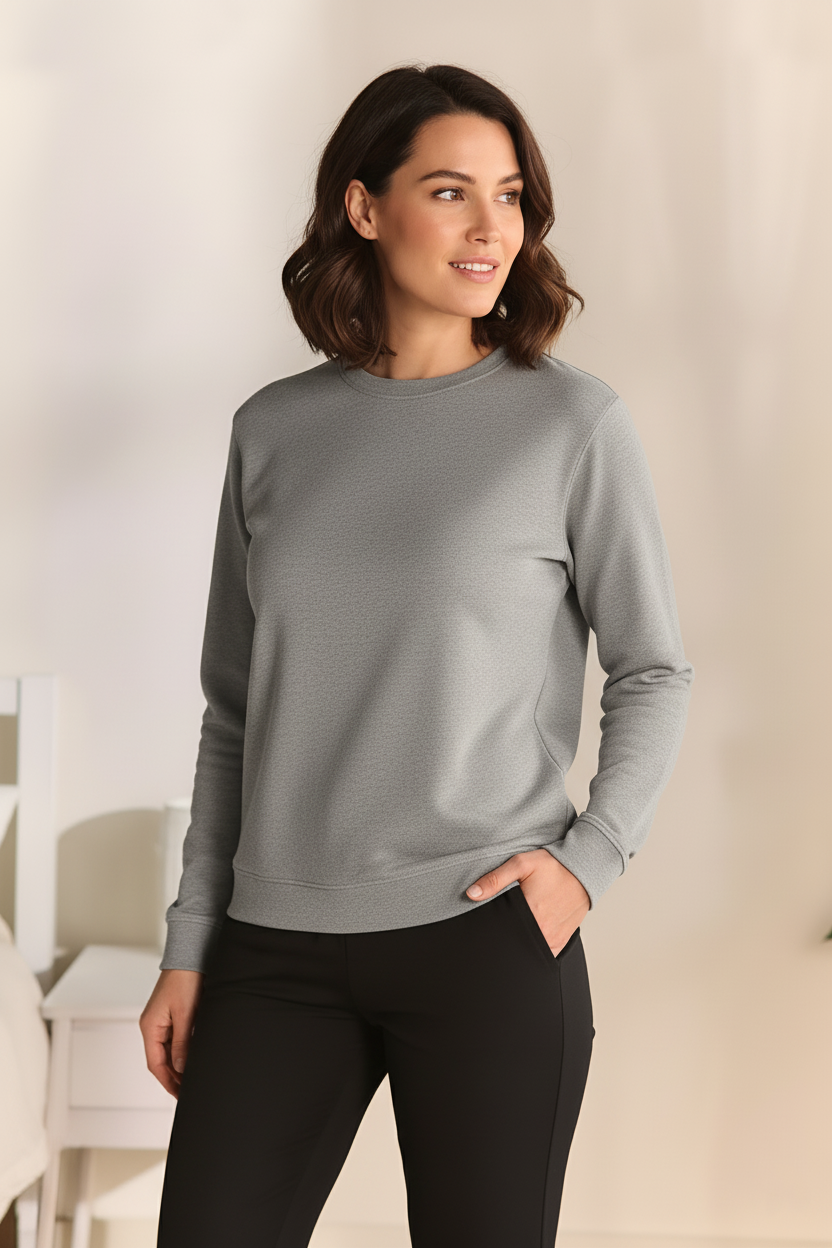 Women's - Baggy Drop Women Sweatshirt - Gray