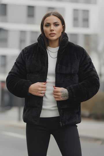 Women's - Sherpa Puffer - Black