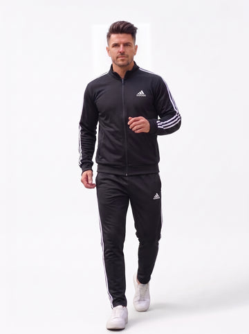 Mens - Winter Tracksuit - Black Adi