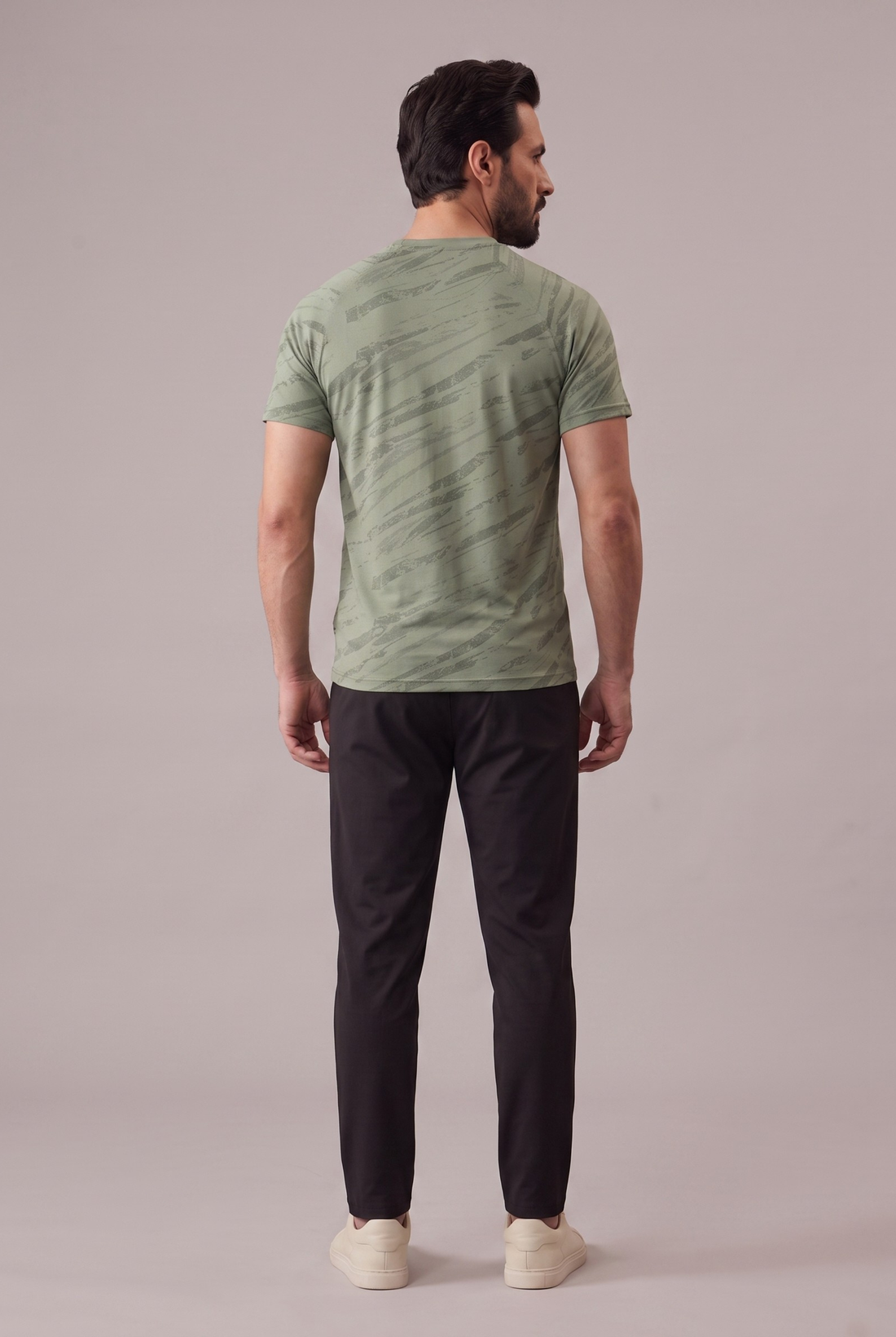 Mens - Imported Tracksuit - Camo Green Elite Black