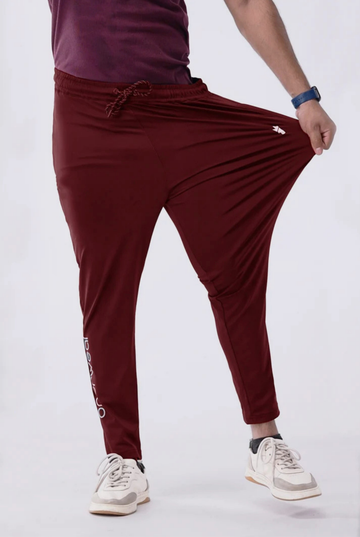 Mens - Imported Lycra Trouser - Burgundy