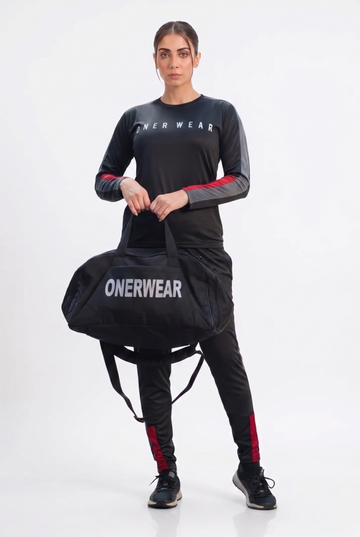 Womens - Polyester Tracksuit - Black Boost