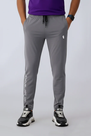Mens - Imported Lycra Trouser - Silver
