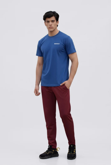 Mens - Polyester Tracksuit - Performance Royal Burgundy