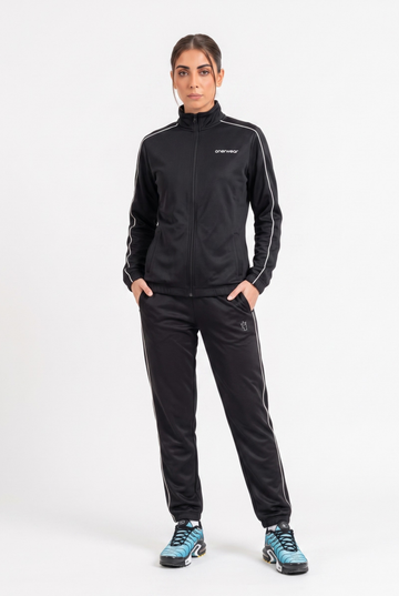 Womens - Winter Tracksuit - Black Shadow Line